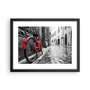 Poster in cornice nera - La vera bellezza non invecchia - 40x30 cm