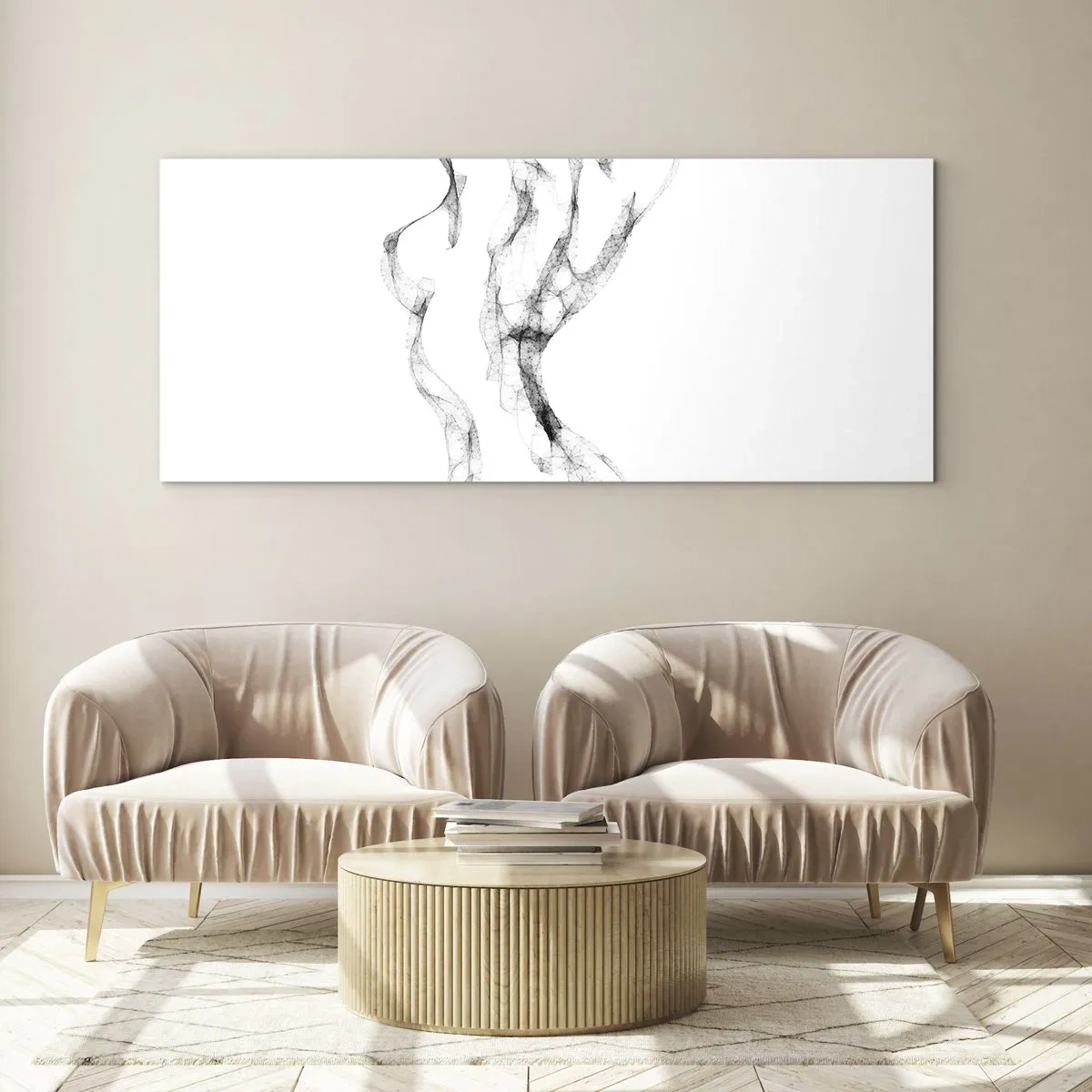 Quadro su vetro - Bella e forte - 100x40 cm