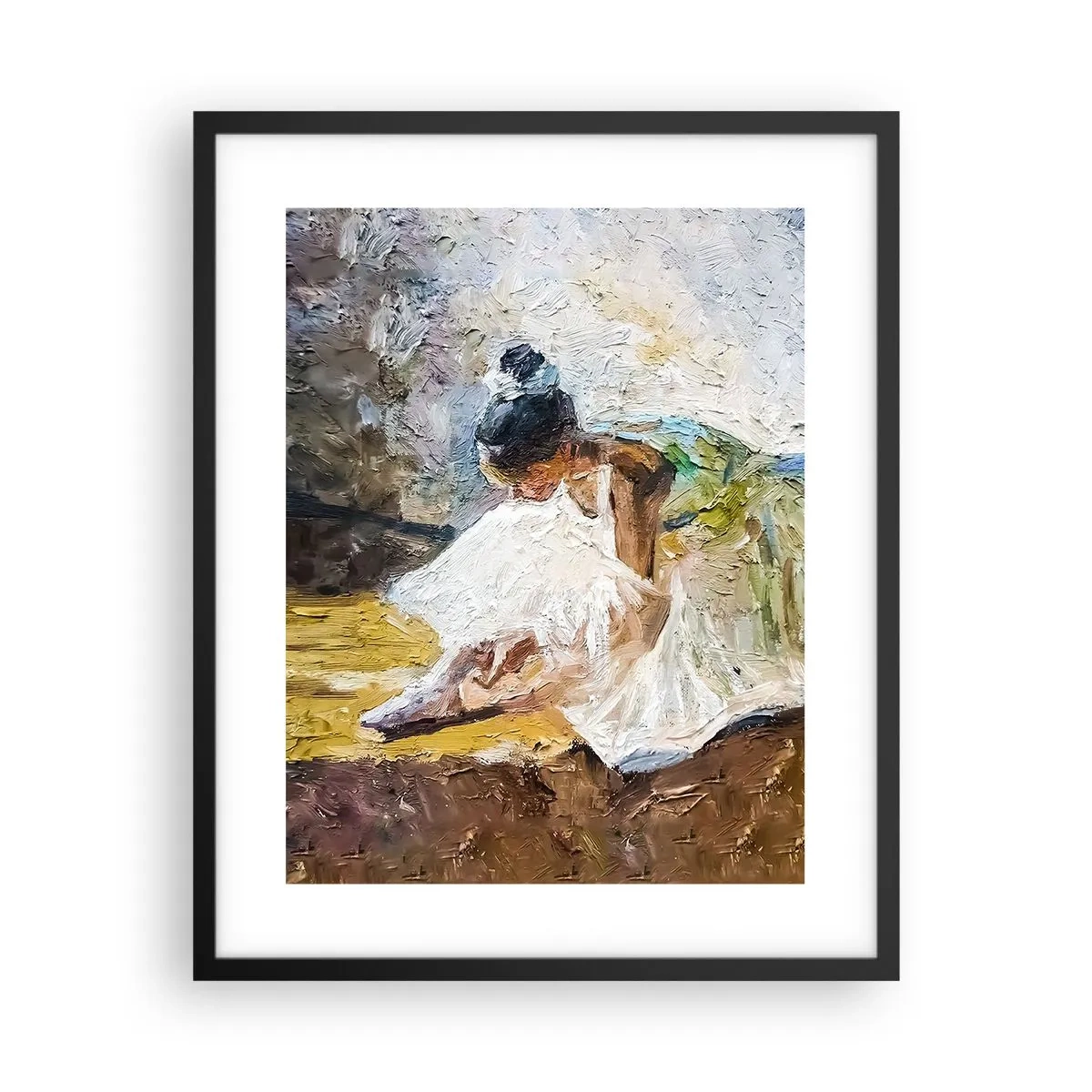 Poster in cornice nera - Dal quadro di Degas - 40x50 cm