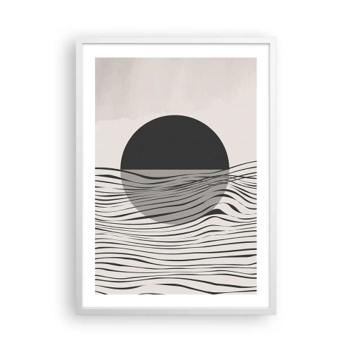 Poster in cornice bianca - Composizione a metà - 50x70 cm