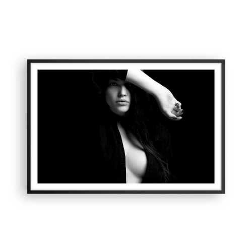 Poster in cornice nera - Scuola di seduzione - 91x61 cm