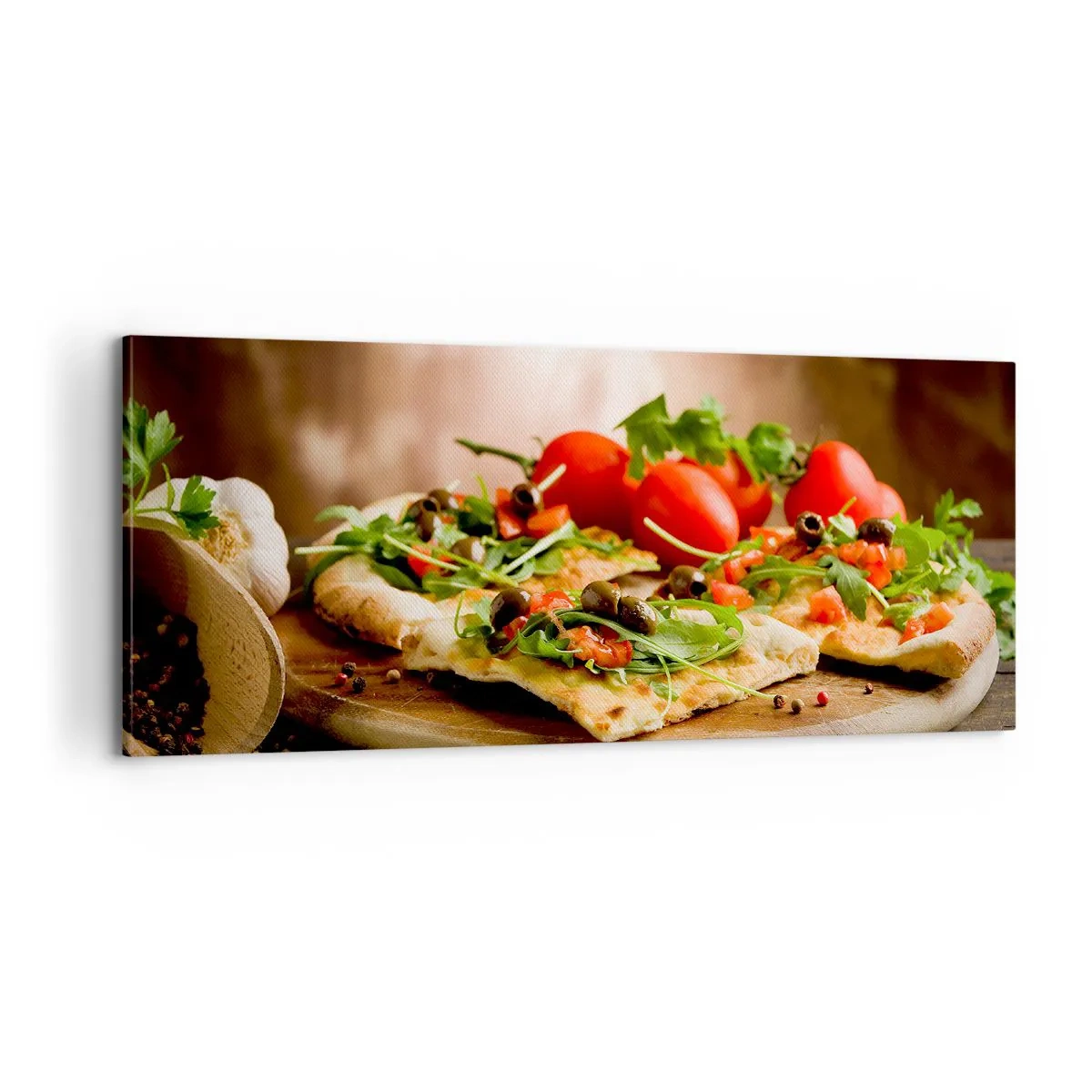 Quadro su tela - Stampe su Tela - Direttamente dal forno e dal giardino - 100x40 cm