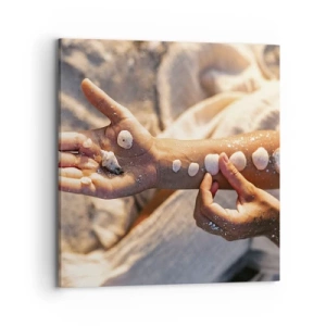 Quadro su tela - Stampe su Tela - La bellezza a portata di mano - 70x70 cm