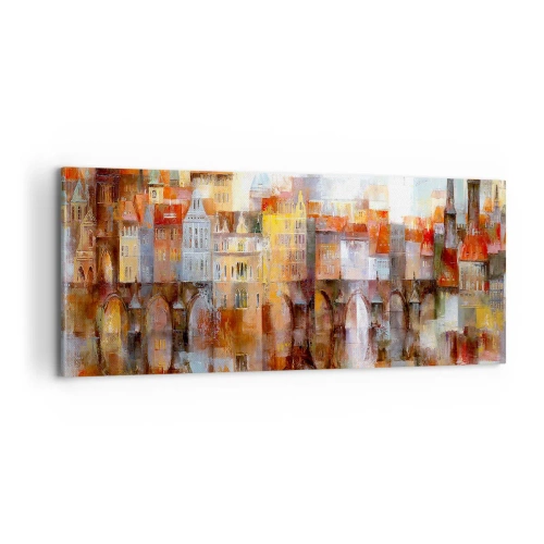 Quadro su tela - Stampe su Tela - Anche sotto il ponte è bello - 100x40 cm