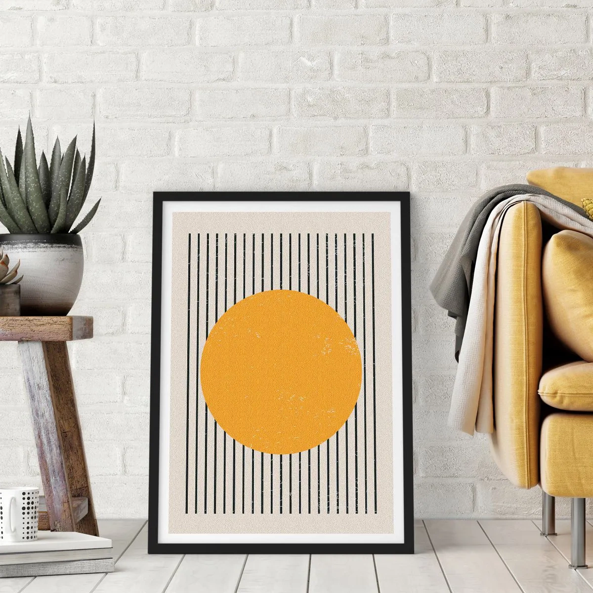 Poster in cornice nera - La forza della semplicità - 30x40 cm