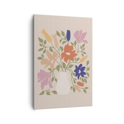 Quadro su tela - Stampe su Tela - Bouquet delicato - 70x100 cm