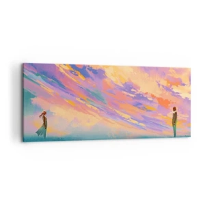 Quadro su tela - Stampe su Tela - Forza di attrazione - 100x40 cm