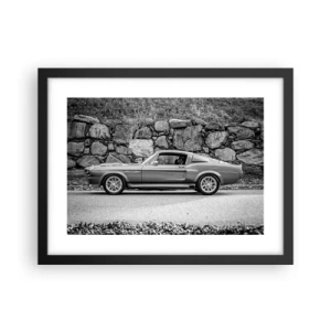 Poster in cornice nera - La leggenda degli anni '60 - 40x30 cm