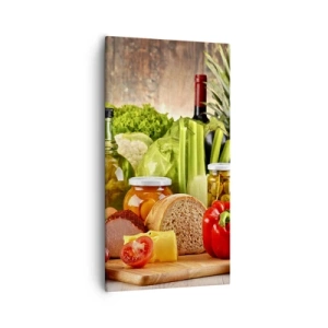 Quadro su tela - Stampe su Tela - Affumicati, arrostiti, marinati - 55x100 cm