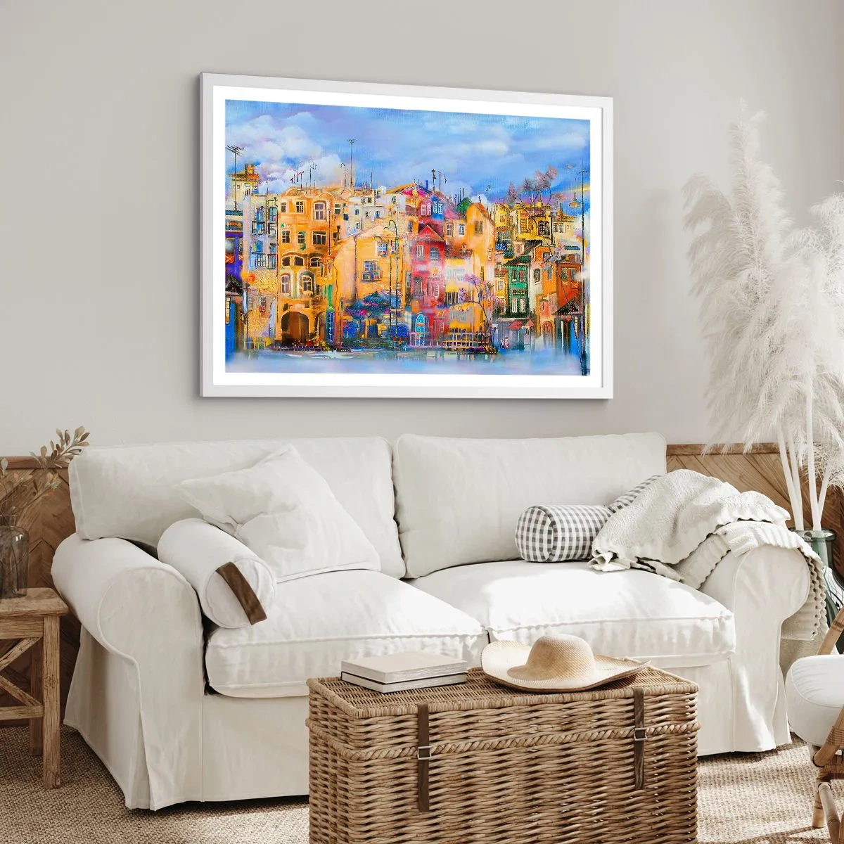 Poster in cornice bianca - Siamo insieme - 91x61 cm