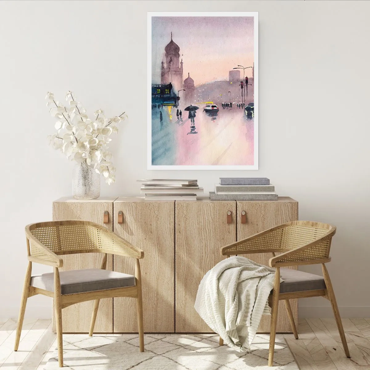 Poster - Nella nebbia piovigginosa - 40x50 cm