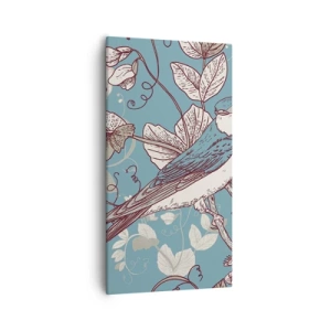 Quadro su tela - Stampe su Tela - Sul pioppo riflessi e cinguettii - 55x100 cm