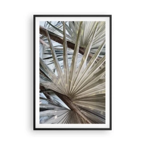 Poster in cornice nera - Ventagli dei tropici - 61x91 cm