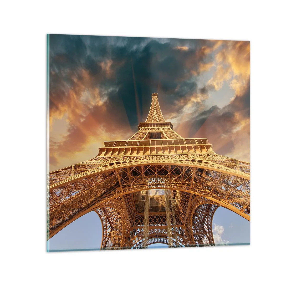 Quadro su vetro - Come gli uomini hanno raggiunto il cielo - 40x40 cm