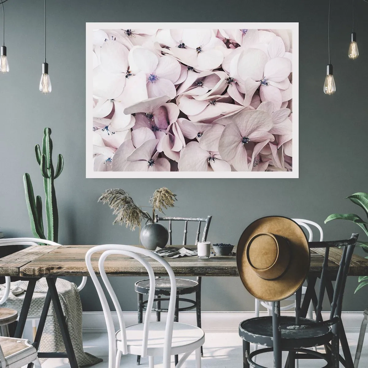 Poster - Un'alluvione di fiori - 70x50 cm