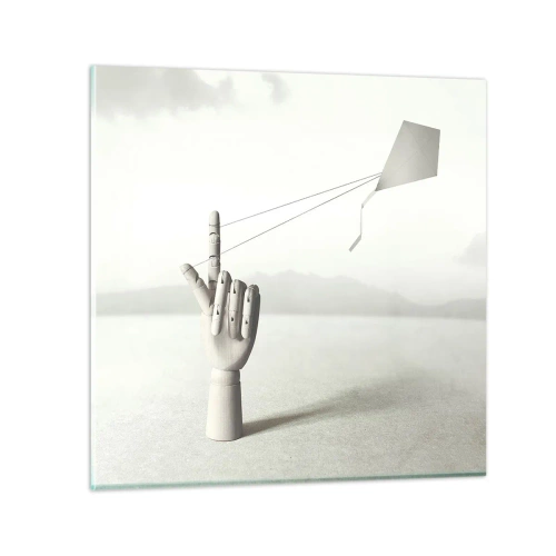 Quadro su vetro - Prova di forza - 50x50 cm