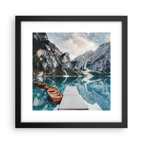 Poster in cornice nera - Ti mostriamo la bellezza - 30x30 cm