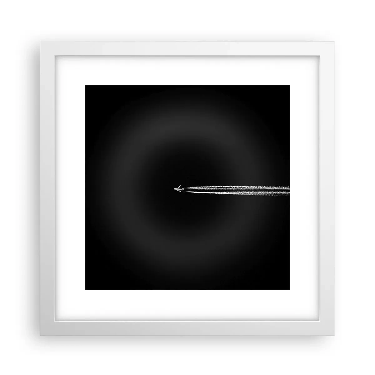 Poster in cornice bianca - In un'altra dimensione - 30x30 cm