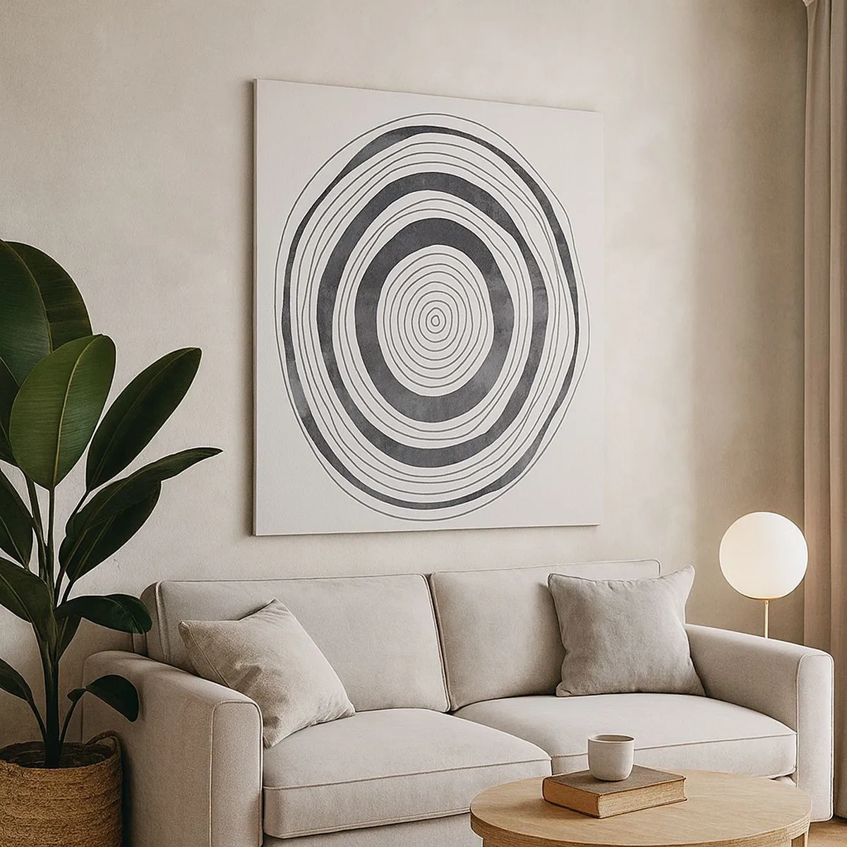 Quadro su tela - Stampe su Tela - Conta ciò che sta in mezzo - 30x30 cm