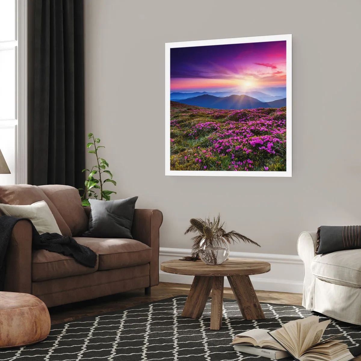 Poster - Il profumo dei fiori freschi del campo - 30x30 cm