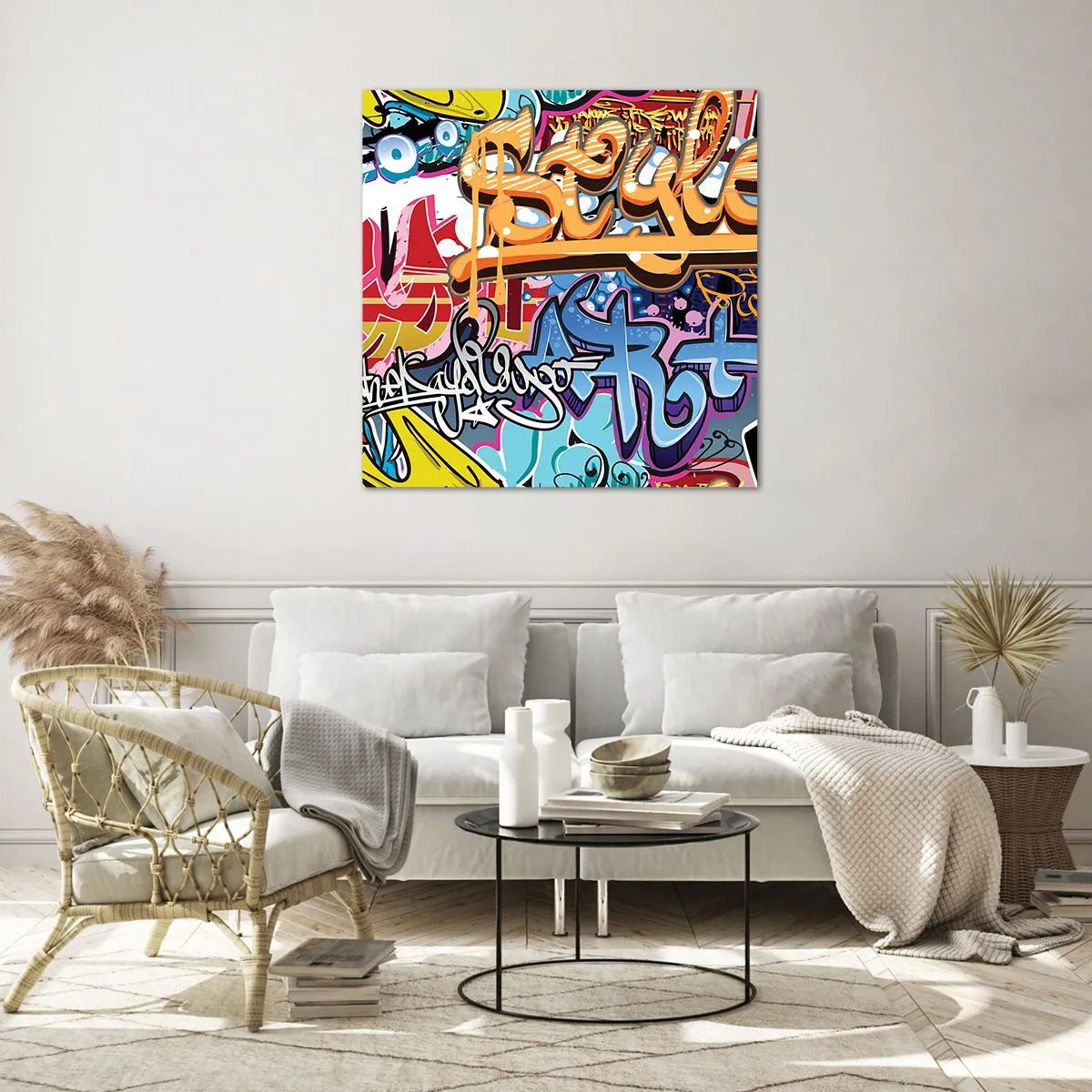 Quadro su vetro - Murali, murali, murali… - 60x60 cm