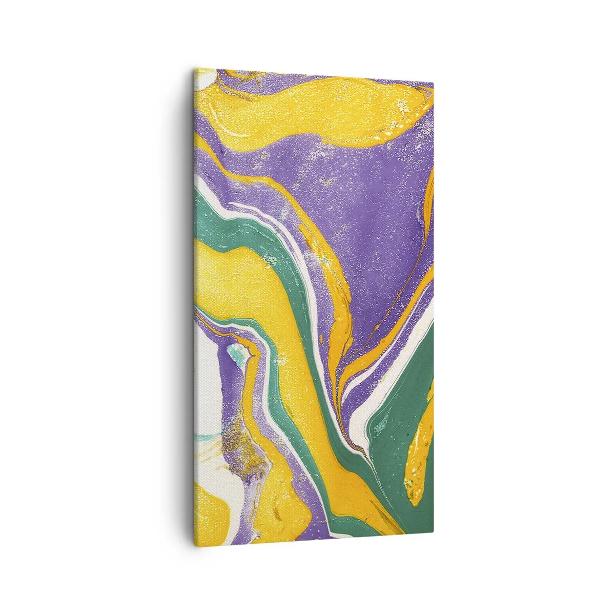 Quadro su tela - Stampe su Tela - Onde di colore - 45x80 cm