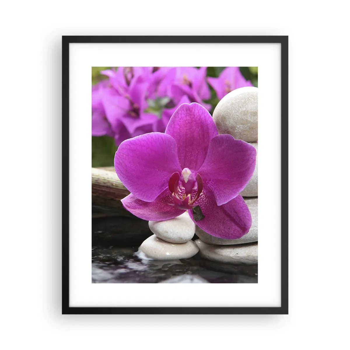 Poster in cornice nera - E già ti riposi - 40x50 cm