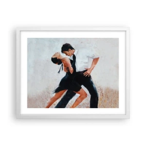 Poster in cornice bianca - Il tango dei miei sogni - 50x40 cm