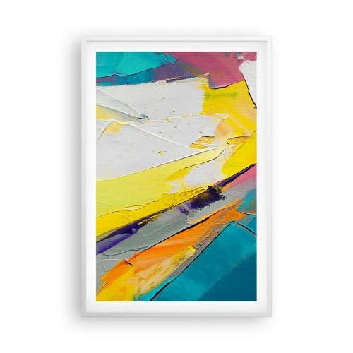 Poster in cornice bianca - Anatomia della luce - 61x91 cm