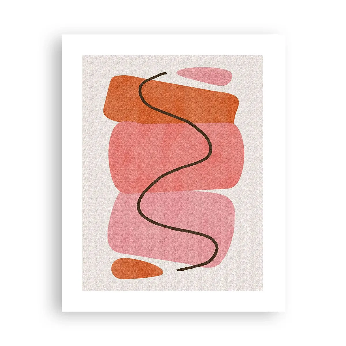 Poster - Il delicato movimento delle forme - 40x50 cm