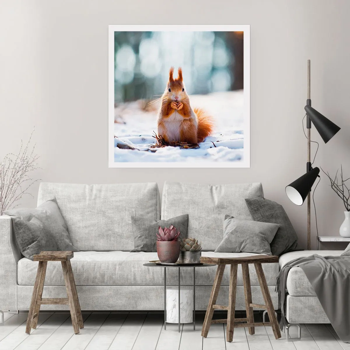 Poster - Che cosa guardi? - 60x60 cm