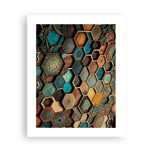Poster - Decorazioni arabe: variazione - 40x50 cm