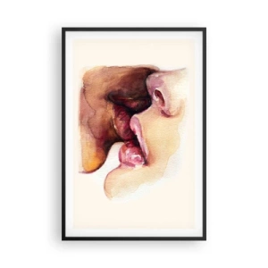 Poster in cornice nera - Come notte e giorno, terra e cielo - 61x91 cm