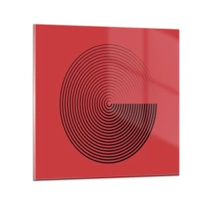 Quadro su vetro - Movimento circolare - 60x60 cm