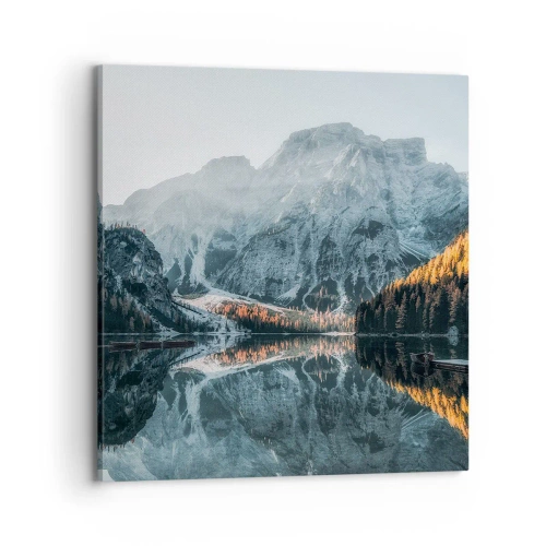 Quadro su tela - Stampe su Tela - Paesaggio allo specchio - 70x70 cm