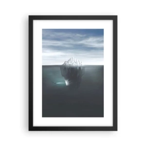 Poster in cornice nera - Mistero sottomarino - 30x40 cm