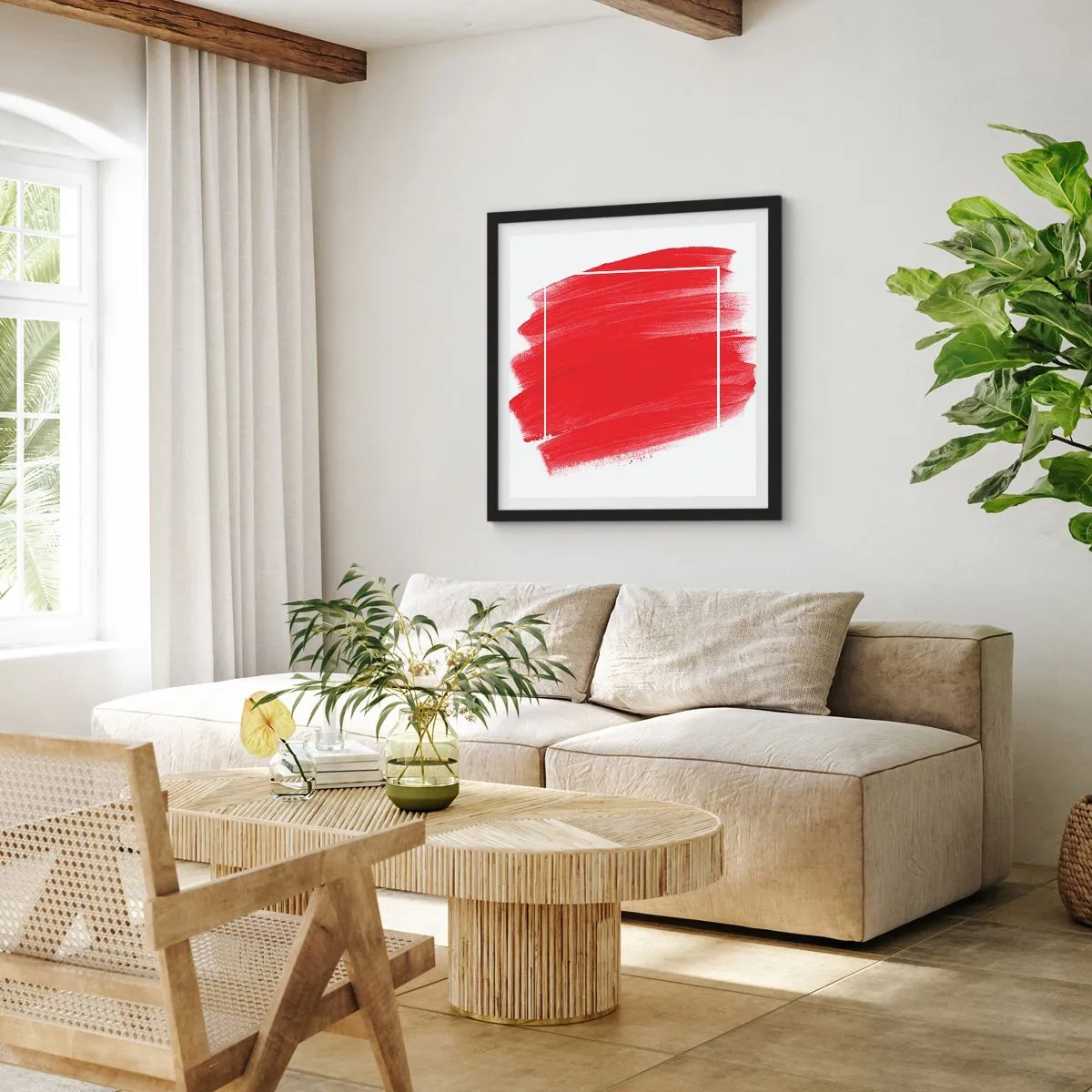 Poster in cornice nera - Fuori dagli schemi - 40x40 cm