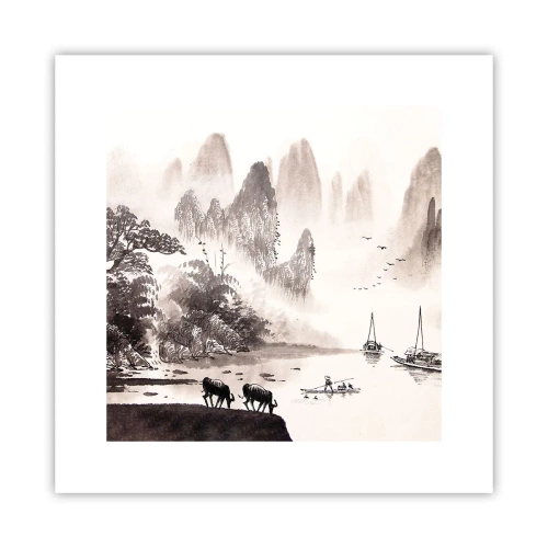 Poster - L'esotica quotidianità dell'Oriente - 30x30 cm