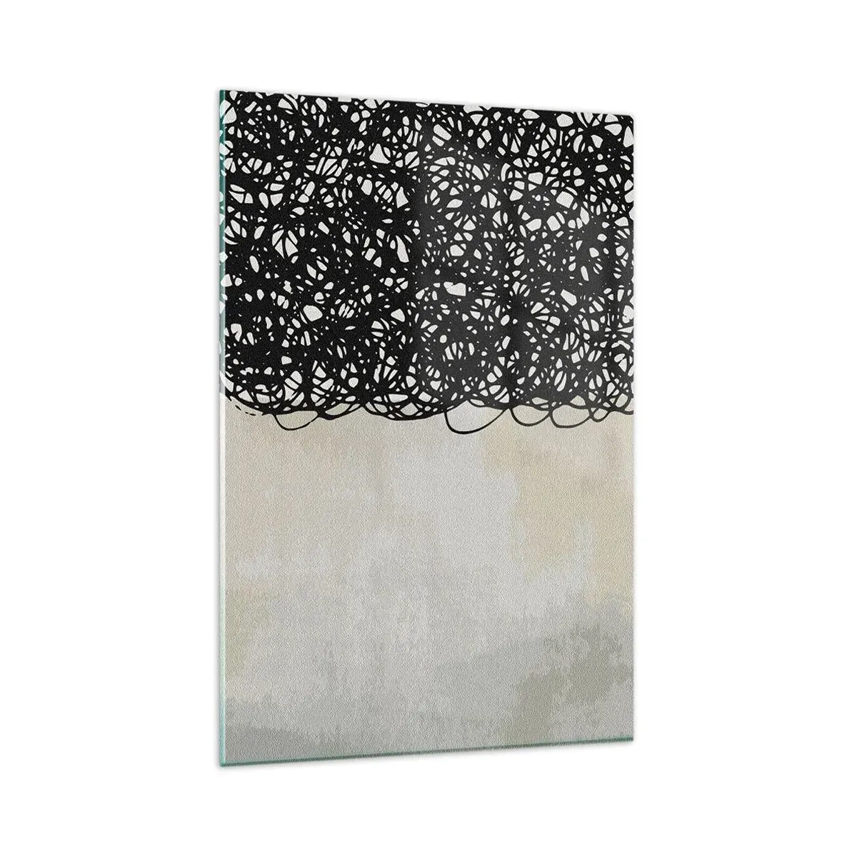 Quadro su vetro - Astrazione aggrovigliata - 80x120 cm