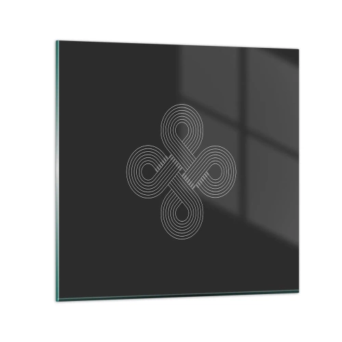 Quadro su vetro - Nello spirito celtico - 70x70 cm