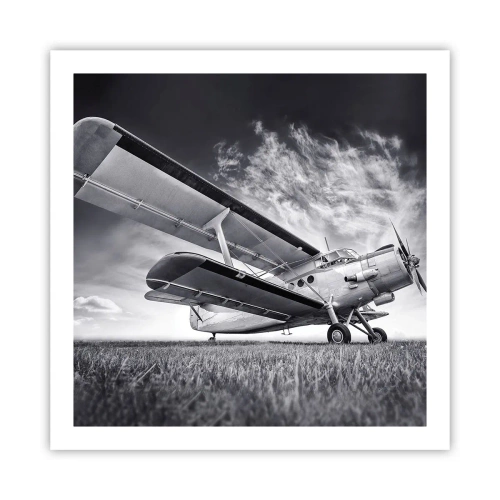 Poster - Giramondo alato - 60x60 cm