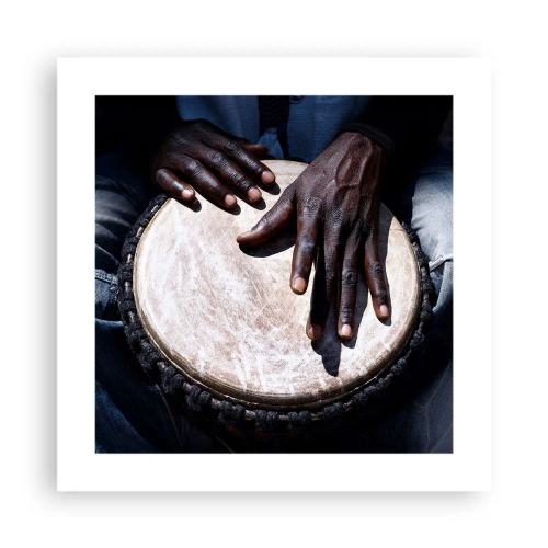 Poster - Vivi al tuo ritmo - 40x40 cm