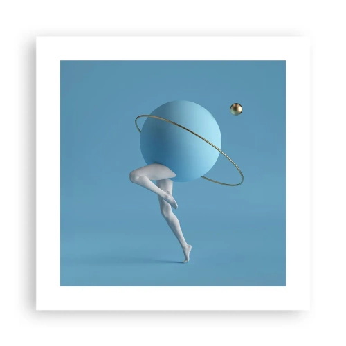 Poster - E i pianeti folleggiano - 40x40 cm