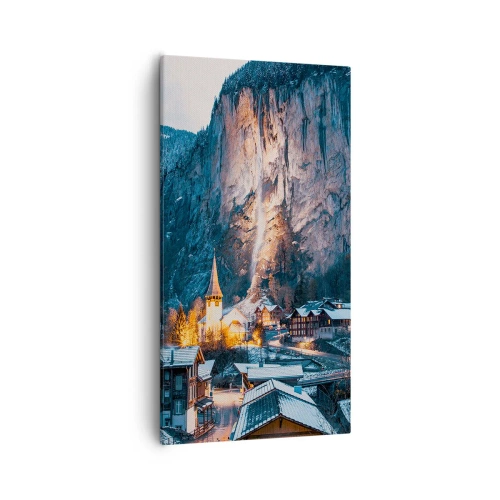 Quadro su tela - Stampe su Tela - Lo spirito luminoso dell'inverno - 55x100 cm