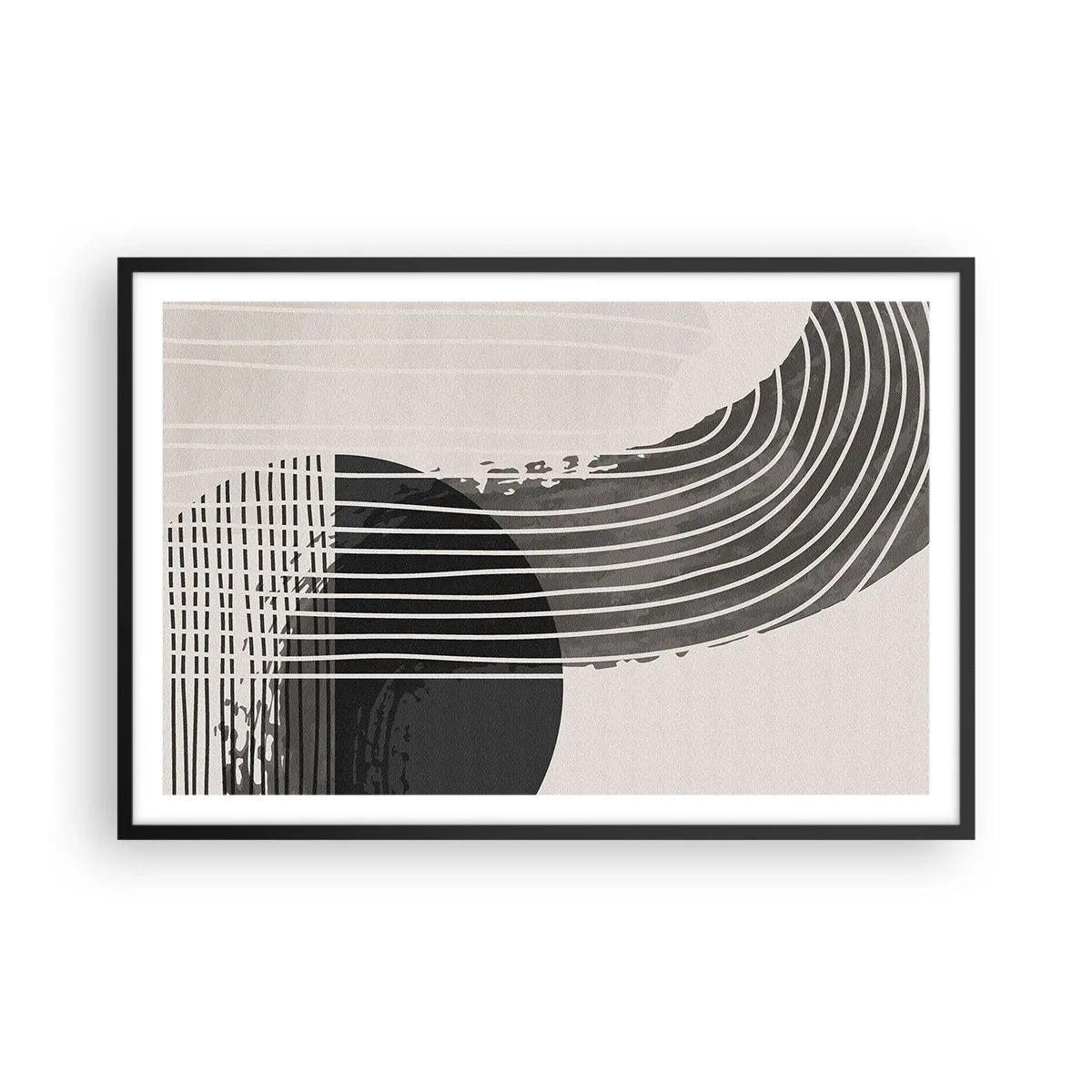 Poster in cornice nera - Andata e ritorno - 91x61 cm