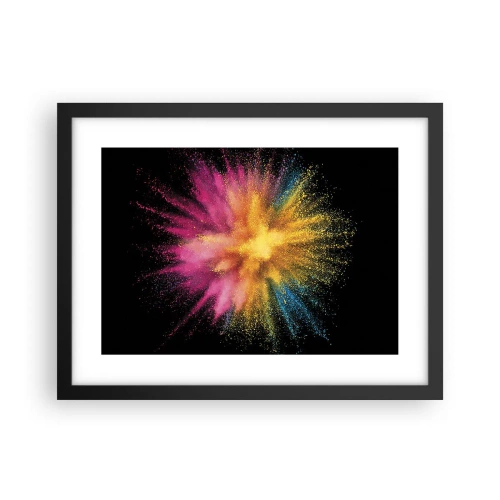 Poster in cornice nera - La nascita dei colori - 40x30 cm