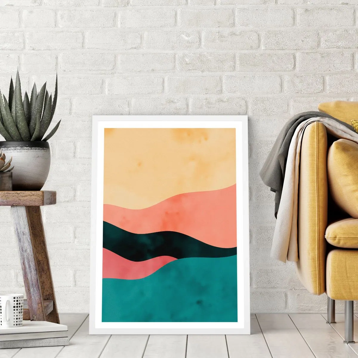 Poster in cornice bianca - Difformità conforme - 61x91 cm