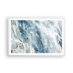 Poster in cornice bianca - Mondo di ghiaccio - 91x61 cm