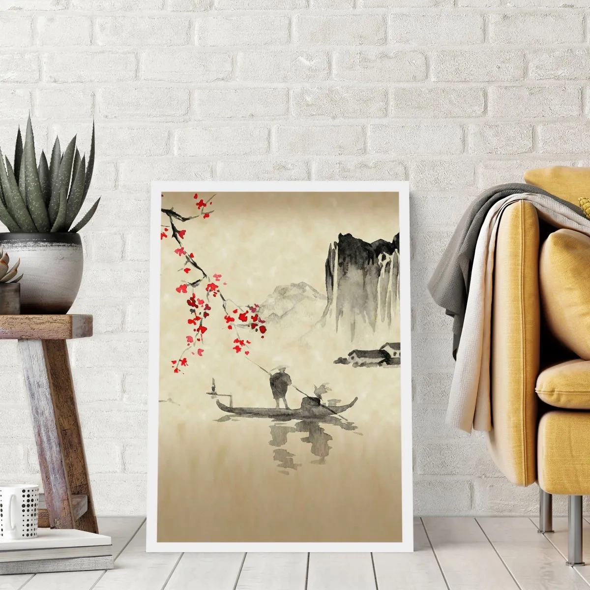 Poster - Nel paese dei ciliegi in fiore - 70x100 cm