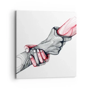 Quadro su tela - Stampe su Tela - Sei in buone mani - 70x70 cm